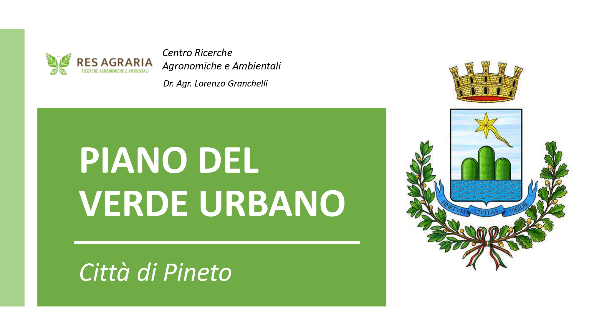 Piano del Verde Urbano- Città di Pineto